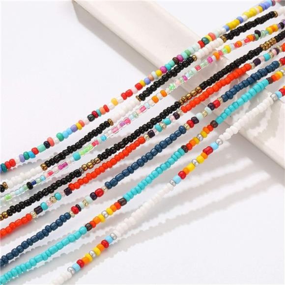 Colorful Boho Anklets Set for Women & Girls - Picture 5 of 5